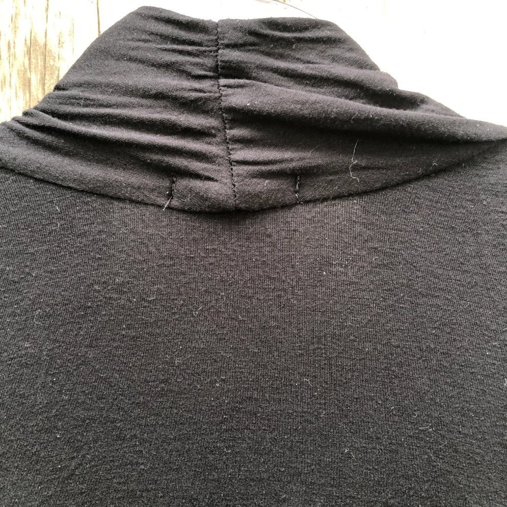 Cha Cha Vente Black Lightweight Long Sleeve Tiered Cardigan Small - Picture 4 of 8